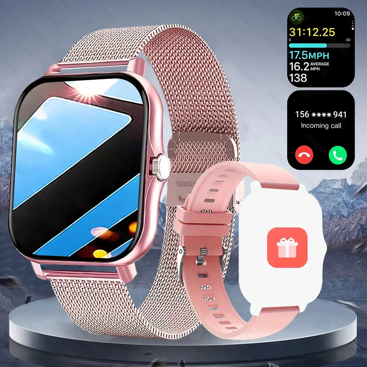 Heart Rate Sleep Tracker Sports Fitness Smartwatch 2026 – LAXASFIT Smart Watch Full Touch Screen Bluetooth Call
