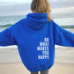 Oversized Women’s Hoodie - Back Print, Cotton, Regular