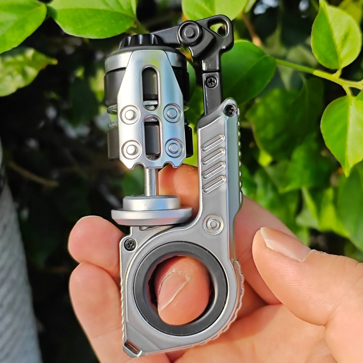 Tuning Fork Magnetic Ratchet Cybercore Desk Stress Relief Toy 2026 – EDC Metal Fidget Slider Kit