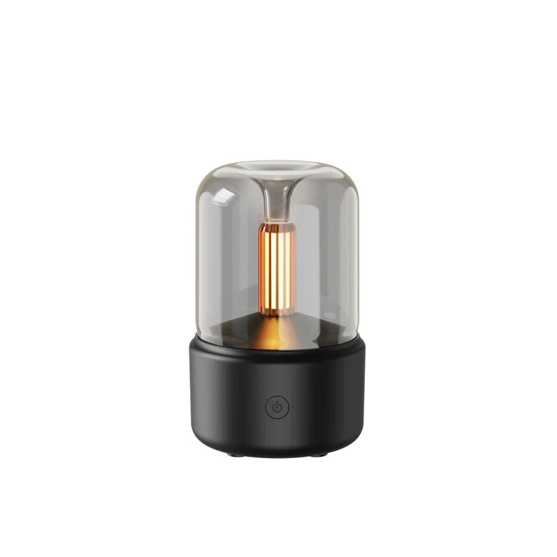 Creative Candlelight Aromatherapy Machine USB Plug-In Desktop Humidifier for Household Ambience