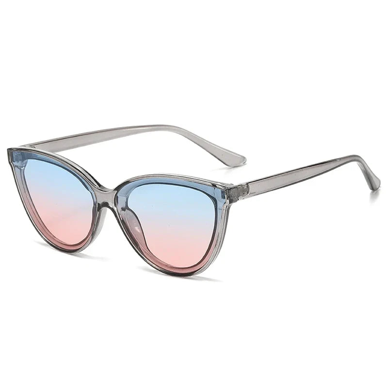 Eye Cat Sunglasses Large Frame Retro Minimalist Gradient UV400 Summer 2026 Fashion Gift Idea