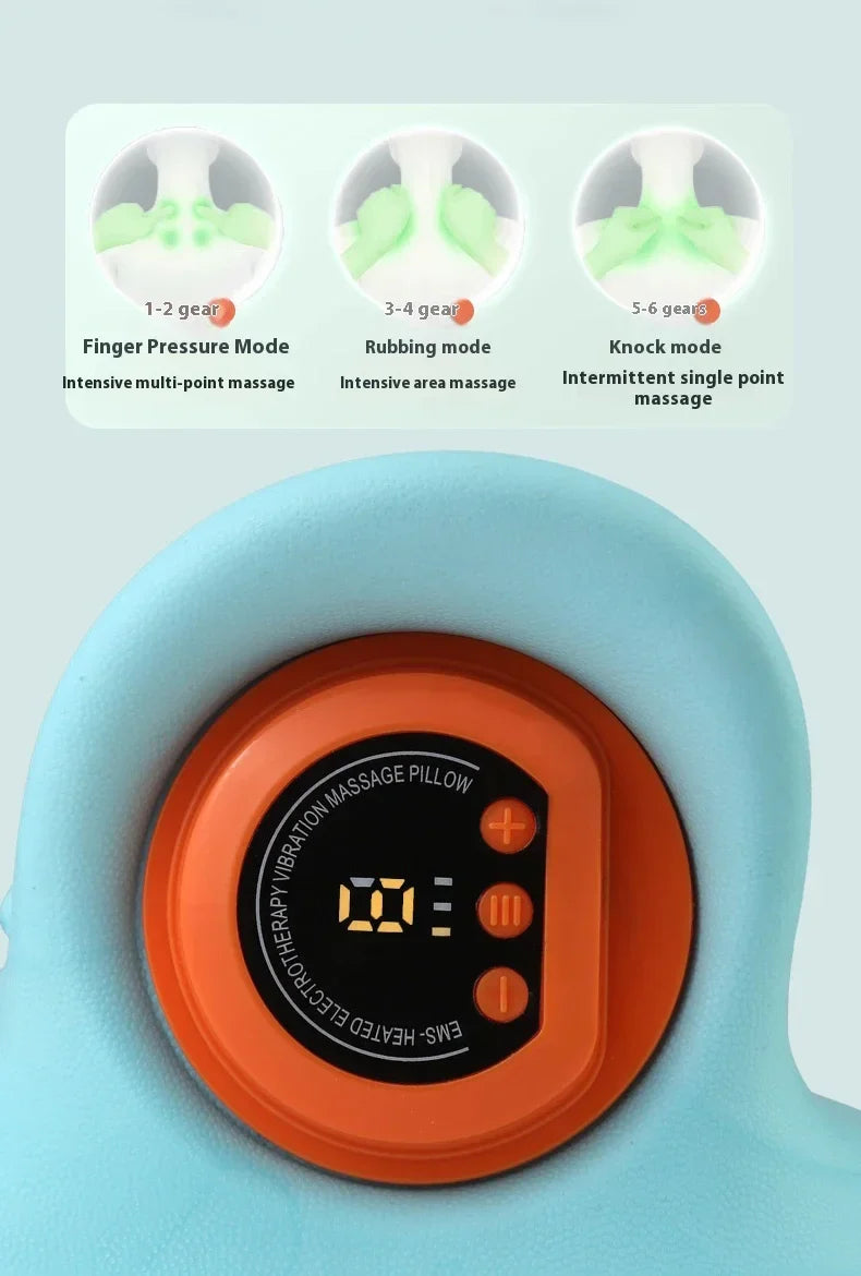 Battery-Powered Finger Pressure Relief for Muscle Tension 2026 – Motor-Driven Neck & Shoulder Massager