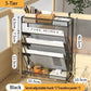 File Desk Organizer 5-Tier Mesh Vertical Wall Mount Desktop Mail Sorter Back To School 2025 Space Saving