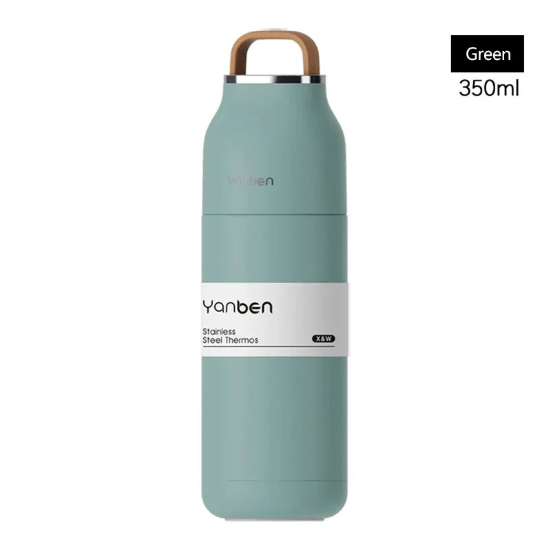 Water Travel Bottle 350ml 304 Stainless Steel Vacuum Thermos Flask Fall 2025 Insulated Leakproof On The Go