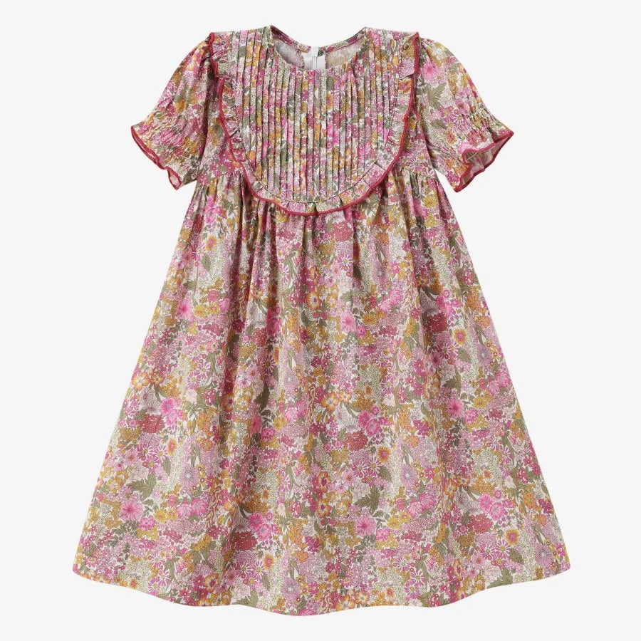 Plaid Grid, Floral, 100% Cotton, Summer Casual Wear – Plush Unisex Kids’ Matching Outfits