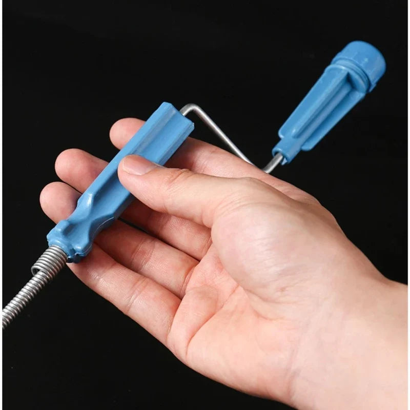 Drain Unclogger Spring Steel Wire Device Effortless Flexible Pipe Snake For Toilets And Drains Fall 2026 Household DIY