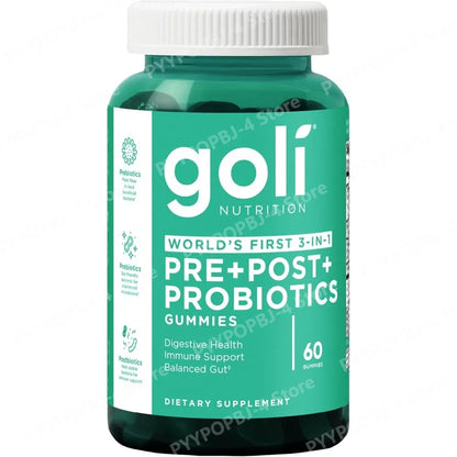 Gummies Probiotic 3-In-1 Formula Vegan Postbiotic Prebiotic Digestive Health Support Fall 2026 Wellness Trend