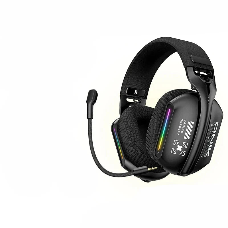 Cordless Gaming Headset Tri Mode Bluetooth Wired Immersive