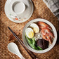 Bowl Ramen Large Ceramic With Lid Retro Fall 2025 Tableware