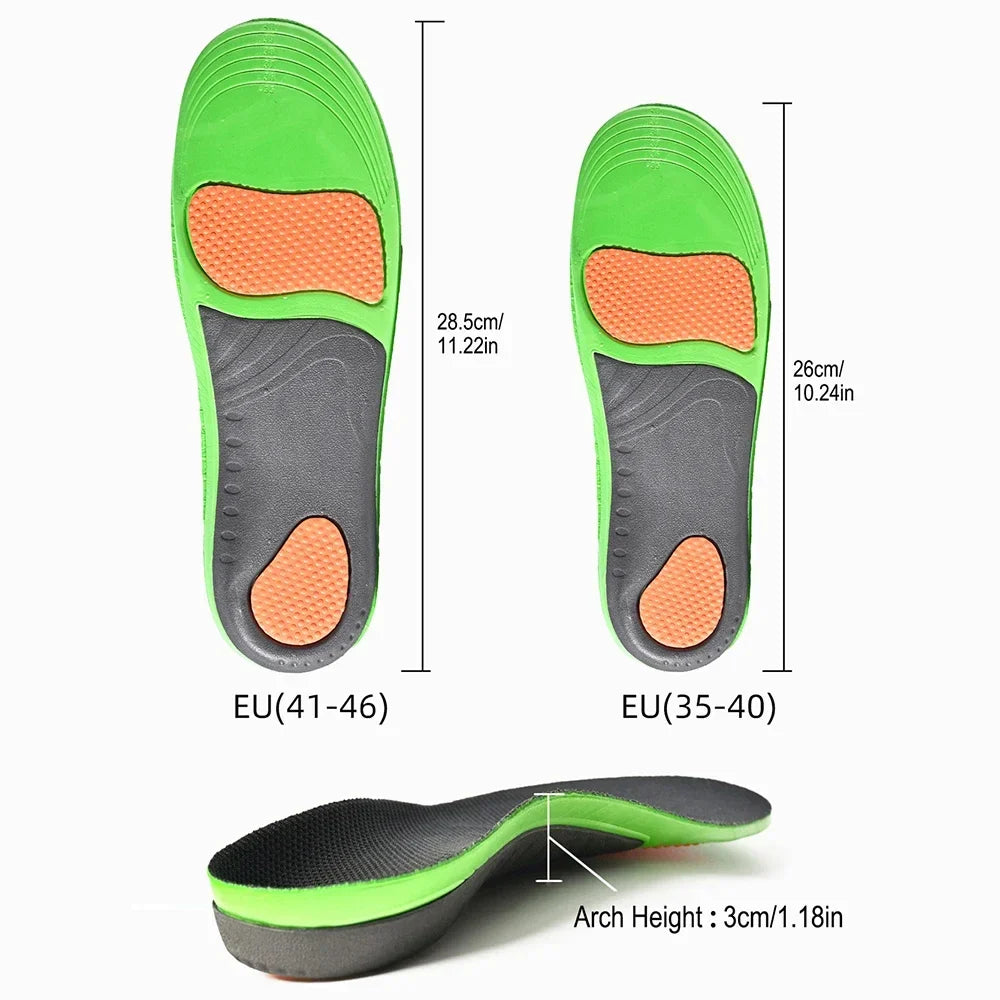 Arch Orthopedic Support Insoles Thick Shock Absorption Plantar Fascia Insole