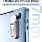 Ultra-Thin Travel-Friendly Laptop Stand with Mini Legs & Cooling Support for Macbook - Flexible Bracket