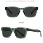 UV400 gradient lenses, vintage style, travel and beach – Retro square unisex sunglasses