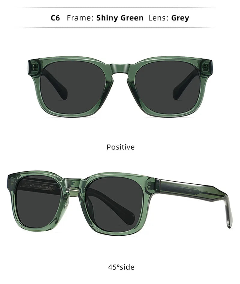 UV400 gradient lenses, vintage style, travel and beach – Retro square unisex sunglasses