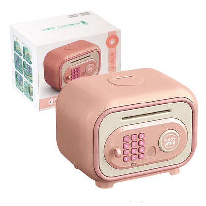 Piggy Electronic Bank Password Protected Mini ATM Toy For Kids Back To School 2025 Teaches Saving