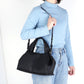 Fashion Clouds Shoulder Bag PU Leather Retro Crossbody Bag for Ladies, Great Lunchbox Tote