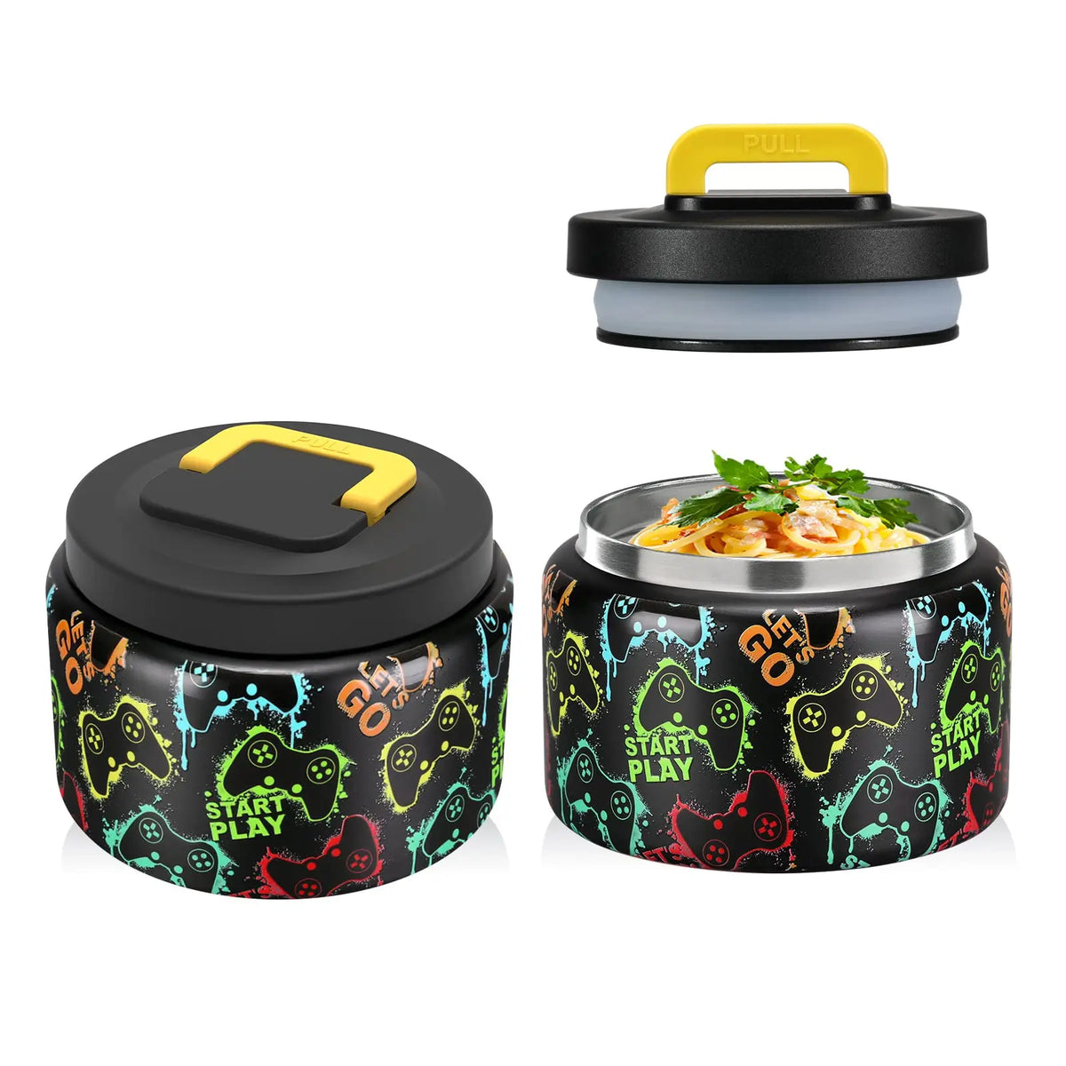 Food Insulated Jar 8 Oz Kids Stainless Steel Vacuum Thermos Back To School 2025 Leakproof BPA Free