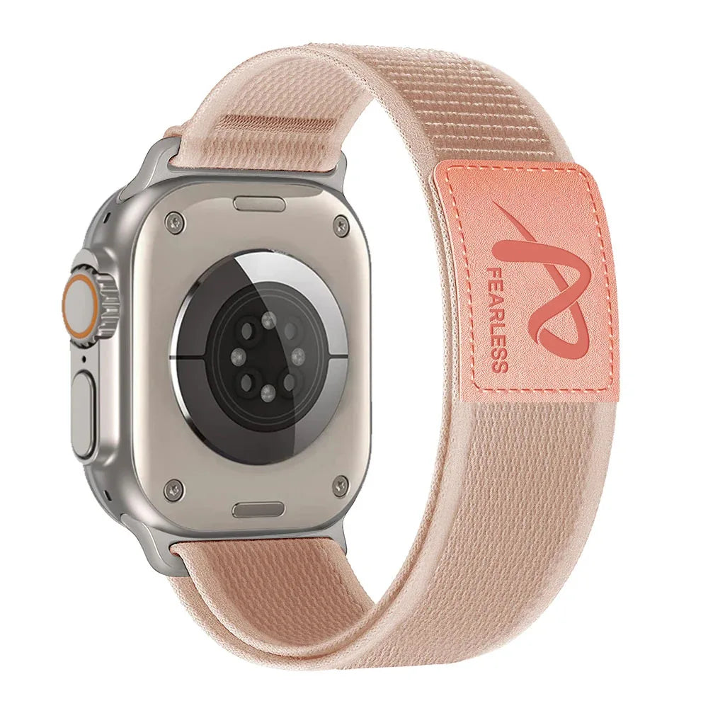 Trail Nylon Loop Apple Watch Band - Breathable Sport Strap for Ultra 3 2, Series 11 10 9 8 7 41-49mm