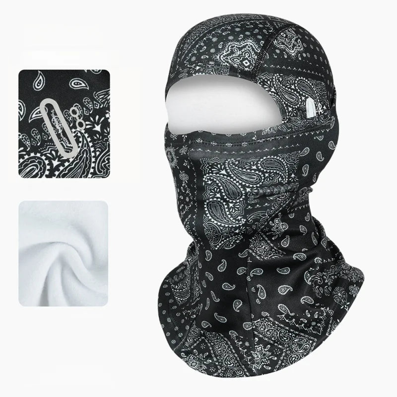 Graffiti Balaclava Print Face Mask Thermal Headwear for Winter Essentials 2026 Outdoor Cycling Warm