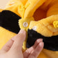 Cute Pet Carrier Bag - Plush Warm Carrier for Cats, Autumn & Winter Outings, Cozy Bee House Toy, Pet Clothes