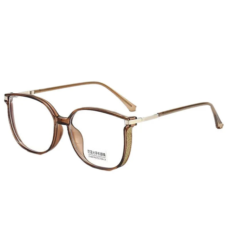 Light Blue Blocking Glasses Big Frame Eyewear Summer 2026 Trend Ultra Light Alloy Frame All Day Comfort