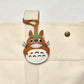 Bag Leather Charm No Face Keychain Black Cozy Cute Gift