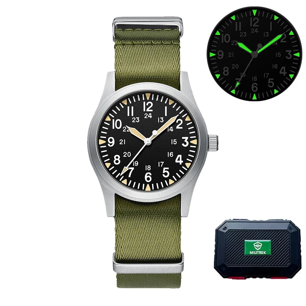 Military2025 Edition Quartz Field Watch 37mm Sapphire Fall
