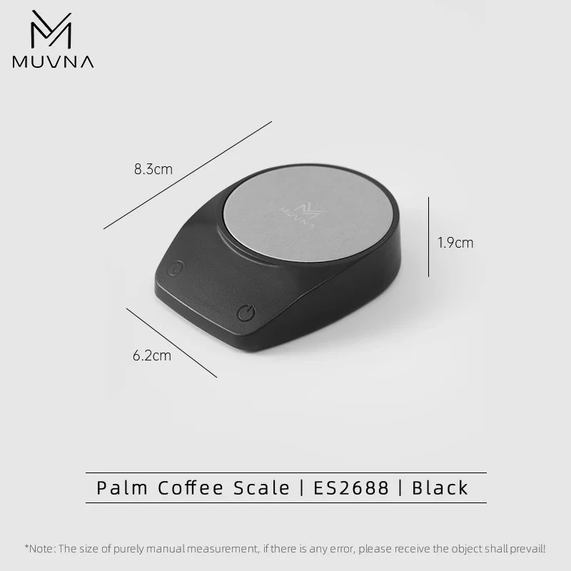 Coffee Scale 0.1g Accurate Mini Electronic Espresso Scale With LED Display And Powder Cup, Fall 2025 Barista Dosing