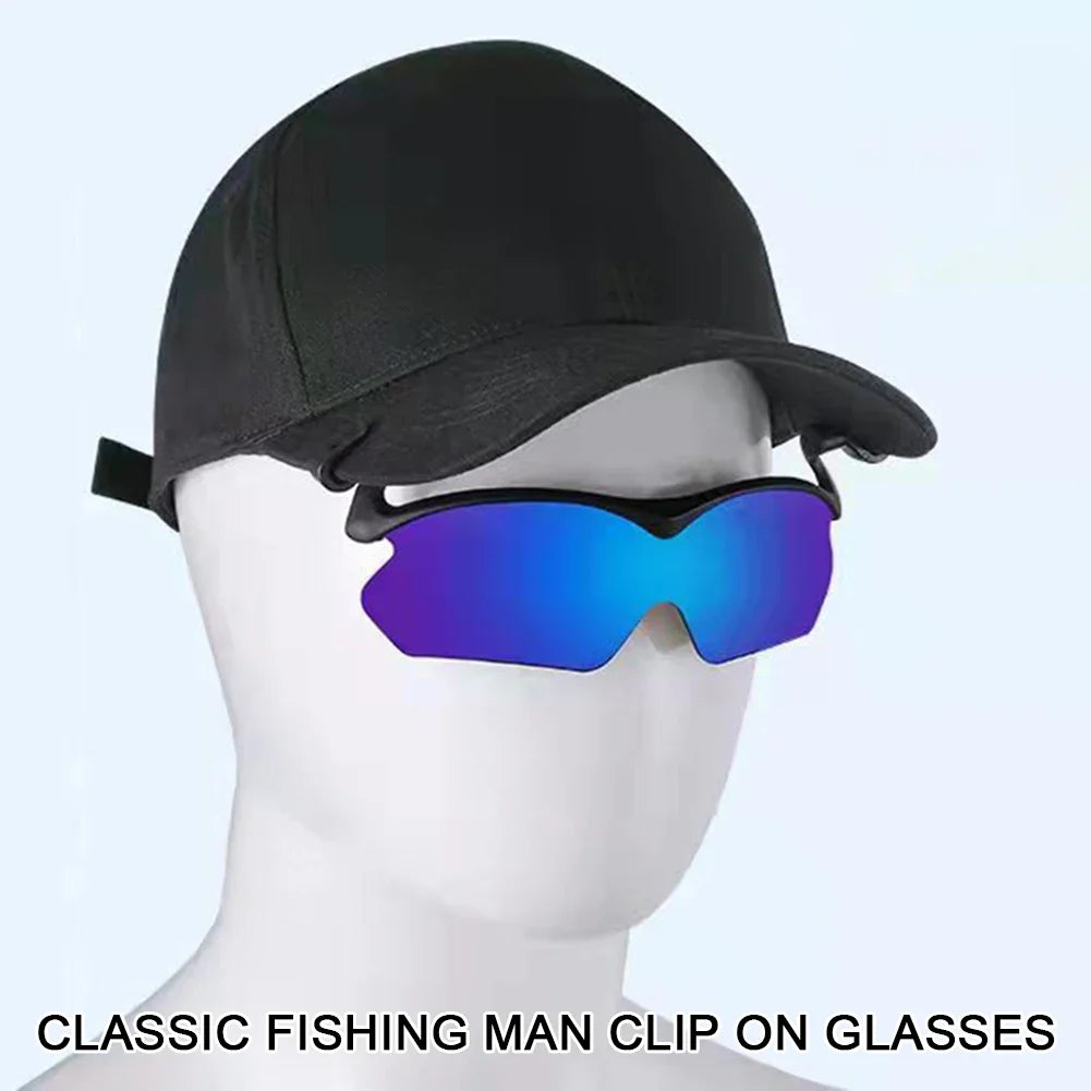 Clip-On2026 Edition Polarized Sunglasses With Hat Clip UV-Proof Anti-Glare For Outdoor Fishing Fall