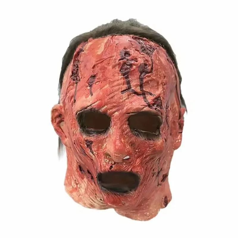 Mask Halloween Full Head Realistic Zombie Clown Horror Mask Halloween 2025 Scary Cosplay Party Prop