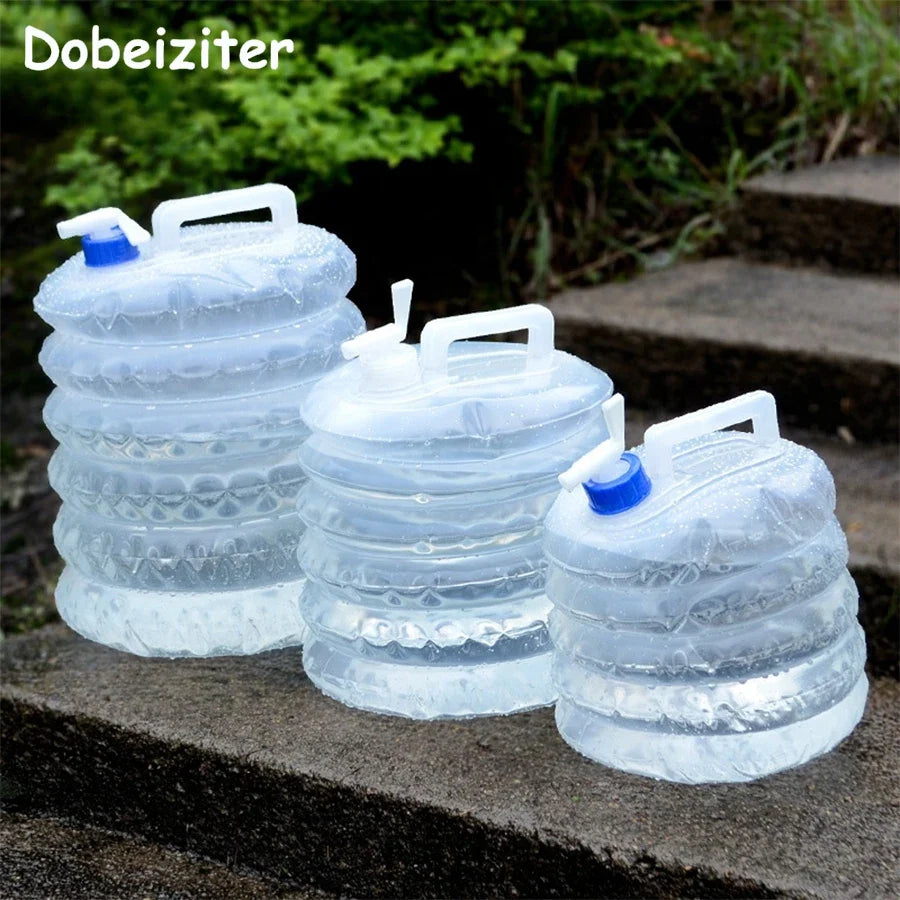 Outdoor Camping Hiking Picnic Emergency Carrier 2026 – Travel-Friendly Foldable Collapsible Water Bag 5–15L