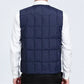 Light Men's Down Vest - V Neck, Polyester, Winter