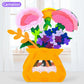 Handmade Montessori Flower Craft Kit - DIY Colorful Flowerpot Toys for Kids, Creative Early Learning Gift