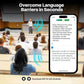 Real AI Time Translator Earbuds 144 Languages ANC Business