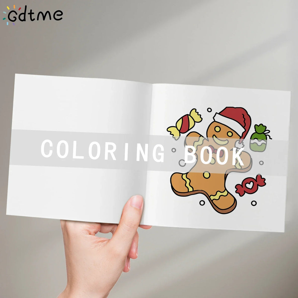 Coloring2025 Edition Book For Adults Cozy Christmas Theme Simple Relaxing Holiday Coloring Pages Gift Idea