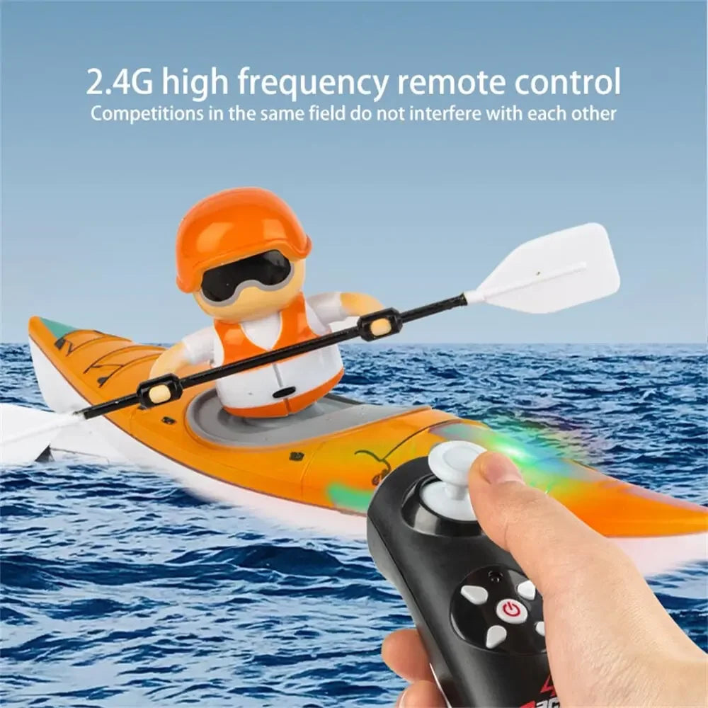 Remote Control Speedboat for Kids - Outdoor Racing Boat, 15km/h, Water-Resistant Fun Gift