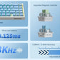 Mechanical Keyboard 68-Key Hall Effect RGB Wired Travel-Friendly