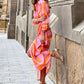 Elegant Striped Wrap Dress for Women, Flattering Plus Size Summer Dress, Versatile Style for Any Occasion-2