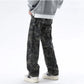 Men’s Oversized Cargo Jeans - Baggy Straight Denim Wear