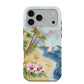 Ocean Tropical Double-Layer iPhone Case - PC TPU Cartoon Design Washable Cover for iPhone 11 to 17