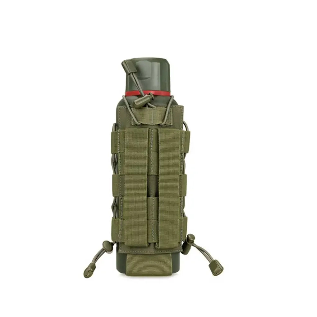 MOLLE Radio Pouch and Water Bottle Holder - Flexible 40 Oz Pouch for Backpack Fall 2025 Tactical Gear Accessory