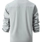 and Autumn Winter Men's Long Sleeve Shirt - Casual Stretch Cotton Linen Fashion Business Wear