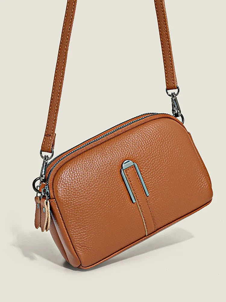 Genuine Leather Bag Crossbody Handbag For Women Fall 2026 Deluxe Clutch Phone Bag Gift Idea