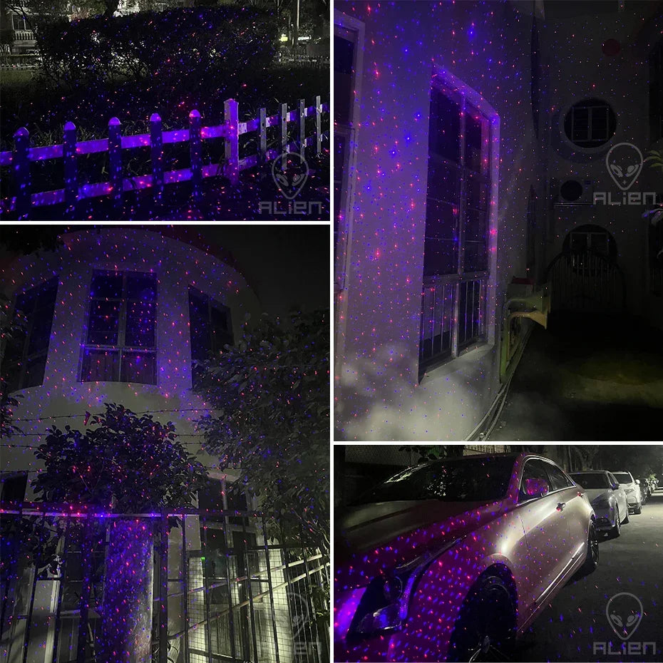 Christmas Laser Light Projector Water-Resistant Outdoor Garden