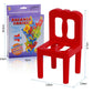 Educational Balance Chairs Game for Kids - Colorful 18-Piece Toy Kit, Eco-Friendly ABS Plastic, Fun Learning Activity