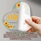Mother's Day Gift Transparent Heart-shaped Decoration Plaque – Acrylic Heart Plaque
