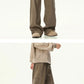 Mens Oversized Cargo Jeans - Wide Leg, Denim, Street