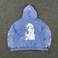 Men's Oversized Hooded Sweatshirt - Washed Cotton Street