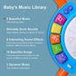 Kids Drum Kit for Toddlers 1-3 with Microphone, Musical Educational Instrument Toys for Girls, Learning Activity Gifts