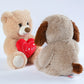 Teddy Bear Plush Toy Heart Hug Gift 2026 Valentine Gift For Kids Huggable Bear Plush