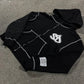 Relaxed Oversized Men Hoodie - Boxy Patchwork, Cotton Street